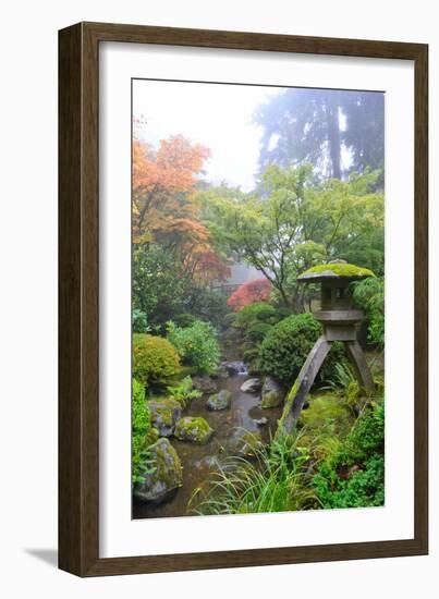 Gardens in the Fog II-Brian Moore-Framed Photographic Print