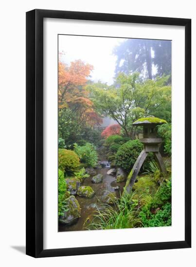 Gardens in the Fog II-Brian Moore-Framed Photographic Print