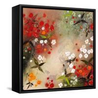 Gardens in the Mist XII-Aleah Koury-Framed Stretched Canvas