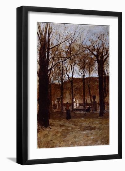 Gardens in Turin-Enrico Reycend-Framed Giclee Print