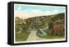 Gardens, Mohonk Lake, New York-null-Framed Stretched Canvas