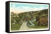 Gardens, Mohonk Lake, New York-null-Framed Stretched Canvas
