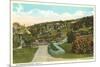 Gardens, Mohonk Lake, New York-null-Mounted Premium Giclee Print