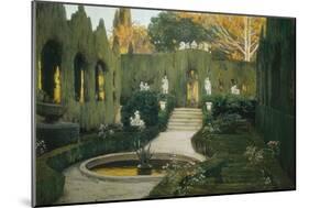 Gardens of Aranjuez-Santiago Rusinol-Mounted Art Print