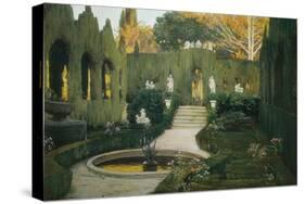 Gardens of Aranjuez-Santiago Rusinol-Stretched Canvas