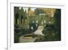 Gardens of Aranjuez-Santiago Rusinol-Framed Art Print