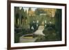 Gardens of Aranjuez-Santiago Rusinol-Framed Art Print