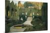 Gardens of Aranjuez-Santiago Rusinol-Mounted Premium Giclee Print