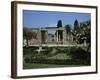Gardens of Casa Di Fauna, Pompeii, Unesco World Heritage Site, Campania, Italy-Julia Thorne-Framed Photographic Print