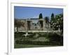 Gardens of Casa Di Fauna, Pompeii, Unesco World Heritage Site, Campania, Italy-Julia Thorne-Framed Photographic Print