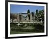 Gardens of Casa Di Fauna, Pompeii, Unesco World Heritage Site, Campania, Italy-Julia Thorne-Framed Photographic Print