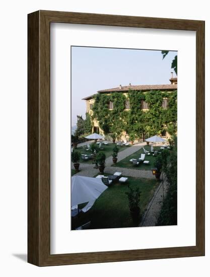 Gardens of Hotel in Tuscany-Vittoriano Rastelli-Framed Photographic Print