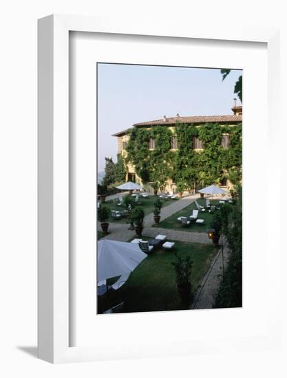 Gardens of Hotel in Tuscany-Vittoriano Rastelli-Framed Photographic Print