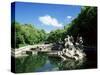 Gardens of La Granja De San Ildefonso, Near Segovia, Castilla Y Leon, Spain-Ruth Tomlinson-Stretched Canvas