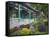 Gardens of Sik Sik Yuen Temple, Wong Tai Sin, Kowloon, Hong Kong, China, Asia-Ian Trower-Framed Stretched Canvas