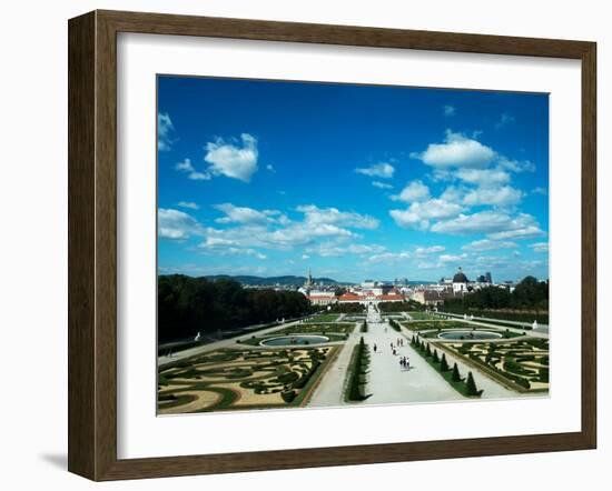 Gardens of the Belvedere Palace, UNESCO World Heritage Site, Vienna, Austria, Europe-Oliviero Olivieri-Framed Photographic Print