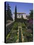 Gardens of the Generalife, the Alhambra, Granada, Andalucia (Andalusia), Spain, Europe-Julia Thorne-Stretched Canvas