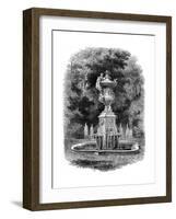 Gardens of the Royal Residence at Potsdam, Germany, 19th Century-null-Framed Giclee Print