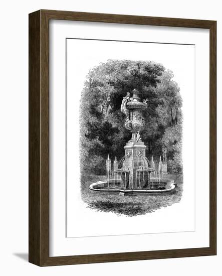 Gardens of the Royal Residence at Potsdam, Germany, 19th Century-null-Framed Giclee Print