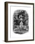 Gardens of the Royal Residence at Potsdam, Germany, 19th Century-null-Framed Giclee Print
