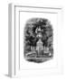 Gardens of the Royal Residence at Potsdam, Germany, 19th Century-null-Framed Giclee Print