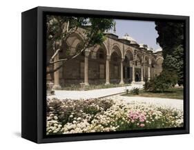 Gardens of the Topkapi Palace, Istanbul, Turkey, Eurasia-Michael Short-Framed Stretched Canvas