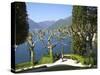 Gardens of Villa del Balbianello on Punta di Lavedo, Lenno, Lake Como, Italian Lakes, Italy-Peter Barritt-Stretched Canvas