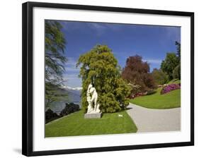 Gardens of Villa Melzi, Bellagio, Lake Como, Lombardy, Italian Lakes, Italy, Europe-Peter Barritt-Framed Photographic Print