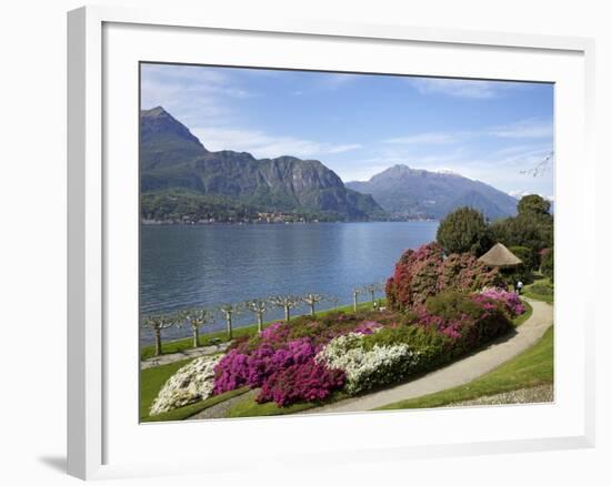 Gardens of Villa Melzi, Bellagio, Lake Como, Lombardy, Italian Lakes, Italy, Europe-Peter Barritt-Framed Photographic Print