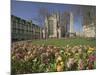 Gardens on East Side of Bath Abbey-Jonathan Hicks-Mounted Photographic Print