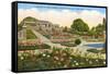 Gardens, Rock Springs Park, Fort Worth, Texas-null-Framed Stretched Canvas