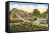 Gardens, Rock Springs Park, Fort Worth, Texas-null-Framed Stretched Canvas