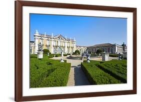 Gardens, Royal Summer Palace of Queluz, Lisbon, Portugal, Europe-G and M Therin-Weise-Framed Photographic Print