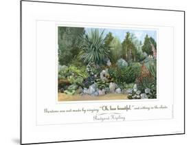 Gardens-null-Mounted Art Print