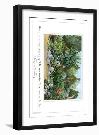 Gardens-null-Framed Art Print