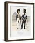 Gardes a Pied Ordinaires Du Corps De Roi, Petite and Grande Tenue, 1817-30-Eugene Titeux-Framed Giclee Print