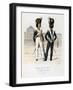 Gardes a Pied Ordinaires Du Corps De Roi, Petite and Grande Tenue, 1817-30-Eugene Titeux-Framed Giclee Print