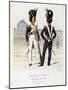 Gardes a Pied Ordinaires Du Corps De Roi, Petite and Grande Tenue, 1817-30-Eugene Titeux-Mounted Giclee Print