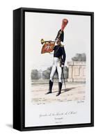 Gardes De La Prevote De L'Hotel, Trumpeter, 1814-16-Eugene Titeux-Framed Stretched Canvas