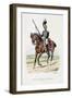 Gardes-Du-Corps De Monsieur, 1820-24-Eugene Titeux-Framed Giclee Print