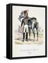 Gardes-Du-Corps De Monsieur, Trumpeter, 1820-Eugene Titeux-Framed Stretched Canvas