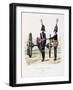 Gardes-Du-Corps De Roi, Artillery, 1814-15-Eugene Titeux-Framed Giclee Print