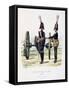 Gardes-Du-Corps De Roi, Artillery, 1814-15-Eugene Titeux-Framed Stretched Canvas