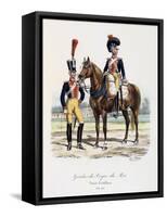 Gardes-Du-Corps De Roi, Artillery Train, 1814-15-Eugene Titeux-Framed Stretched Canvas