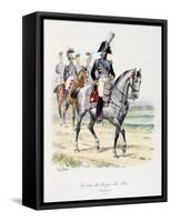 Gardes-Du-Corps De Roi, Capitaine, 1820-Eugene Titeux-Framed Stretched Canvas