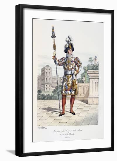 Gardes-Du-Corps De Roi, Garde De La Manche, 1814-30-Eugene Titeux-Framed Giclee Print