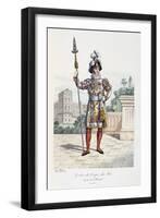 Gardes-Du-Corps De Roi, Garde De La Manche, 1814-30-Eugene Titeux-Framed Giclee Print