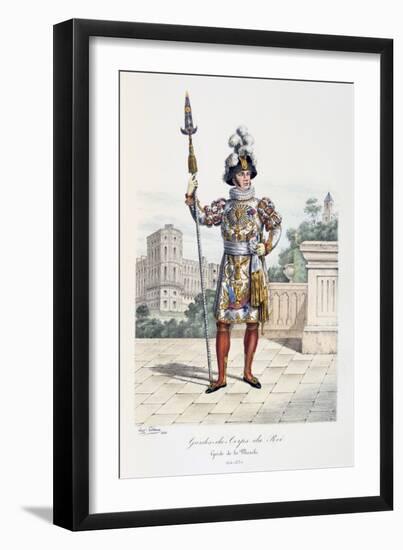 Gardes-Du-Corps De Roi, Garde De La Manche, 1814-30-Eugene Titeux-Framed Giclee Print