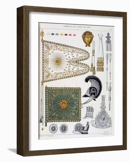 Gardes-Du-Corps De Roi, Insignia-Eugene Titeux-Framed Premium Giclee Print