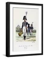 Gardes-Du-Corps De Roi, Musicien, 1820-30-Eugene Titeux-Framed Giclee Print